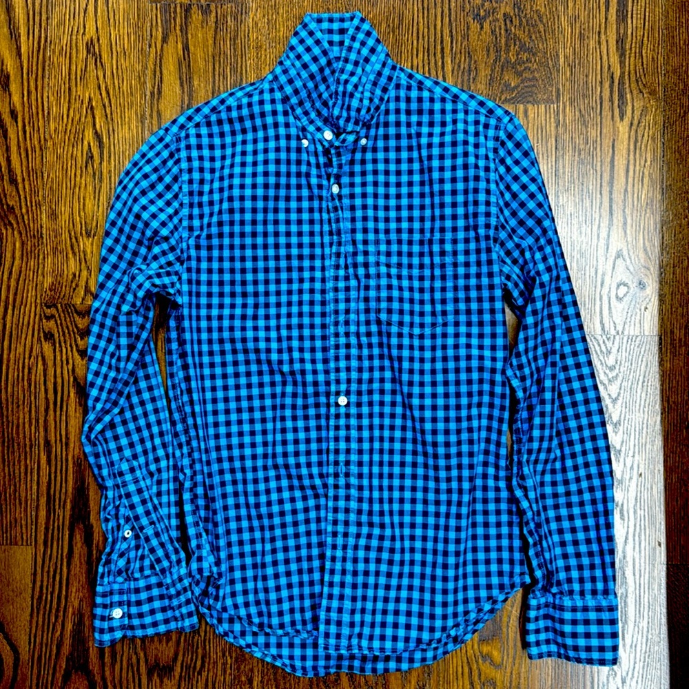Bonobos Men’s Gingham Dress Shirt in Small